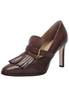 Lauren Ralph Lauren Women's Colleen Perforated Leather Kiltie Pump