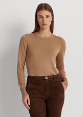 Lauren Ralph Lauren Women's Cotton-Blend Sweater - Mascarpone Cream