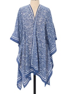 Lauren Ralph Lauren Women's Cotton Multi Print Kimono - Blue, Cream Floral