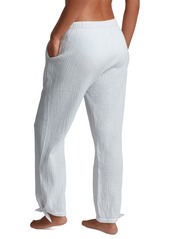 Lauren Ralph Lauren Women's Cotton Pull-On Cover-Up Pants - White