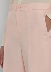 Lauren Ralph Lauren Women's Cropped Twill Pants - Pink Opal