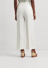 Lauren Ralph Lauren Women's Cropped Wide-Leg Pants - White