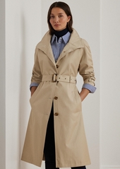 Lauren Ralph Lauren Women's Double-Breasted Belted Trench Coat - Explorer Sand