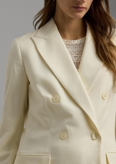 Lauren Ralph Lauren Women's Double-Breasted Blazer - Winter Cream