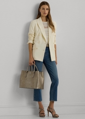 Lauren Ralph Lauren Women's Double-Breasted Blazer - Winter Cream