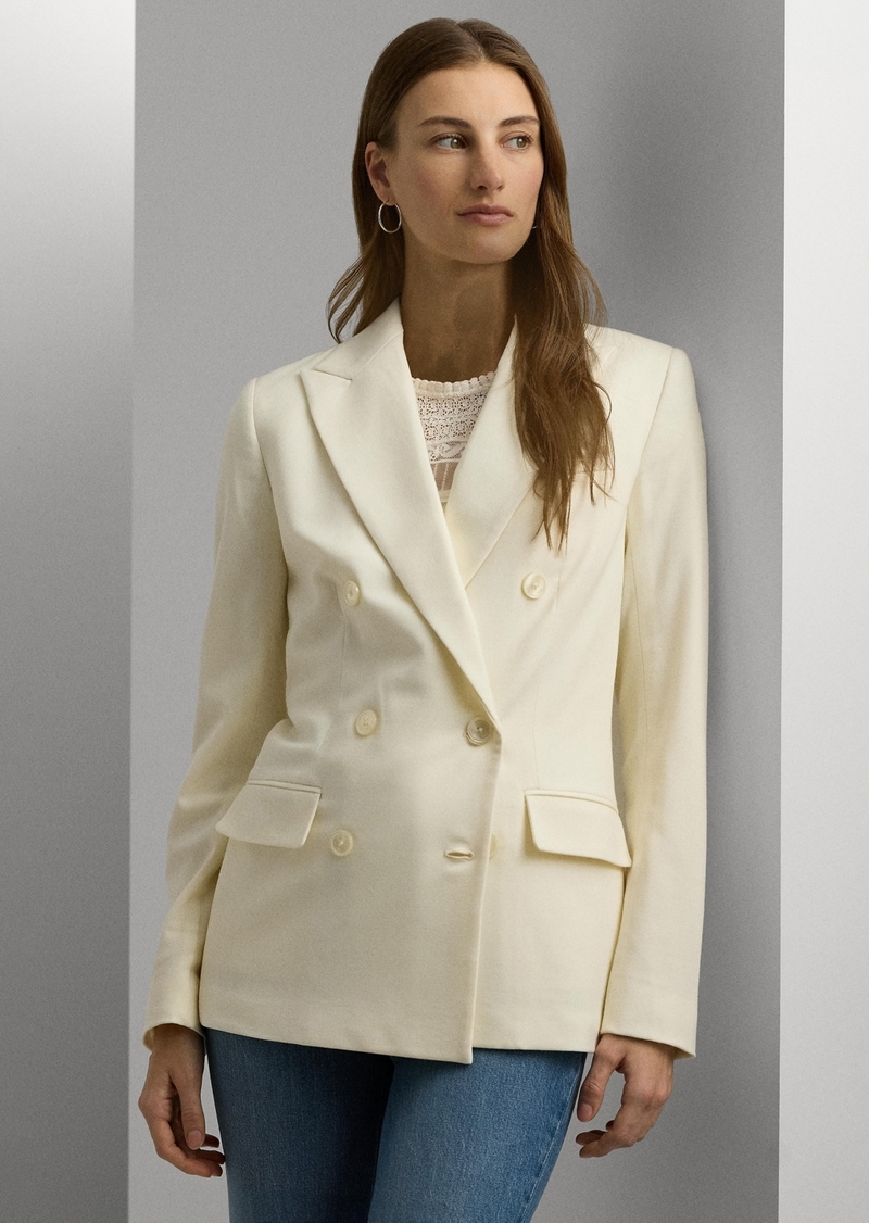 Lauren Ralph Lauren Women's Double-Breasted Blazer - Winter Cream