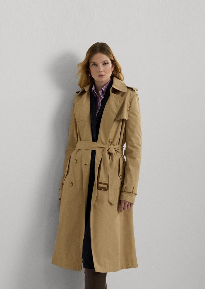 Lauren Ralph Lauren Women's Double-Breasted Trench Coat - Tan