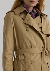 Lauren Ralph Lauren Women's Double-Breasted Trench Coat - Tan