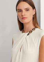 Lauren Ralph Lauren Women's Embellished Cap-Sleeve Gown - Mascarpone Cream