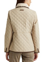 Lauren Ralph Lauren Women's Faux-Sherpa-Collar Quilted Coat - Litchfield