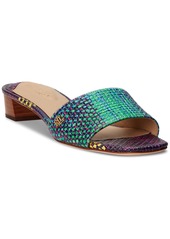 Lauren Ralph Lauren Women's Fay Slip-On Slide Dress Sandals - Plaid Multi