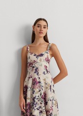 Lauren Ralph Lauren Women's Floral Handkerchief-Hem Dress - Cream Multi