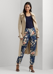 Lauren Ralph Lauren Women's Floral High-Rise Cargo Pants - Blue Multi