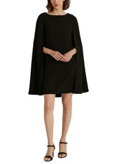 Lauren Ralph Lauren Women's Georgette Cape Dress - Festive Red