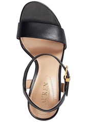 Lauren Ralph Lauren Women's Gwen Ankle-Strap Dress Sandals - Dark Olive