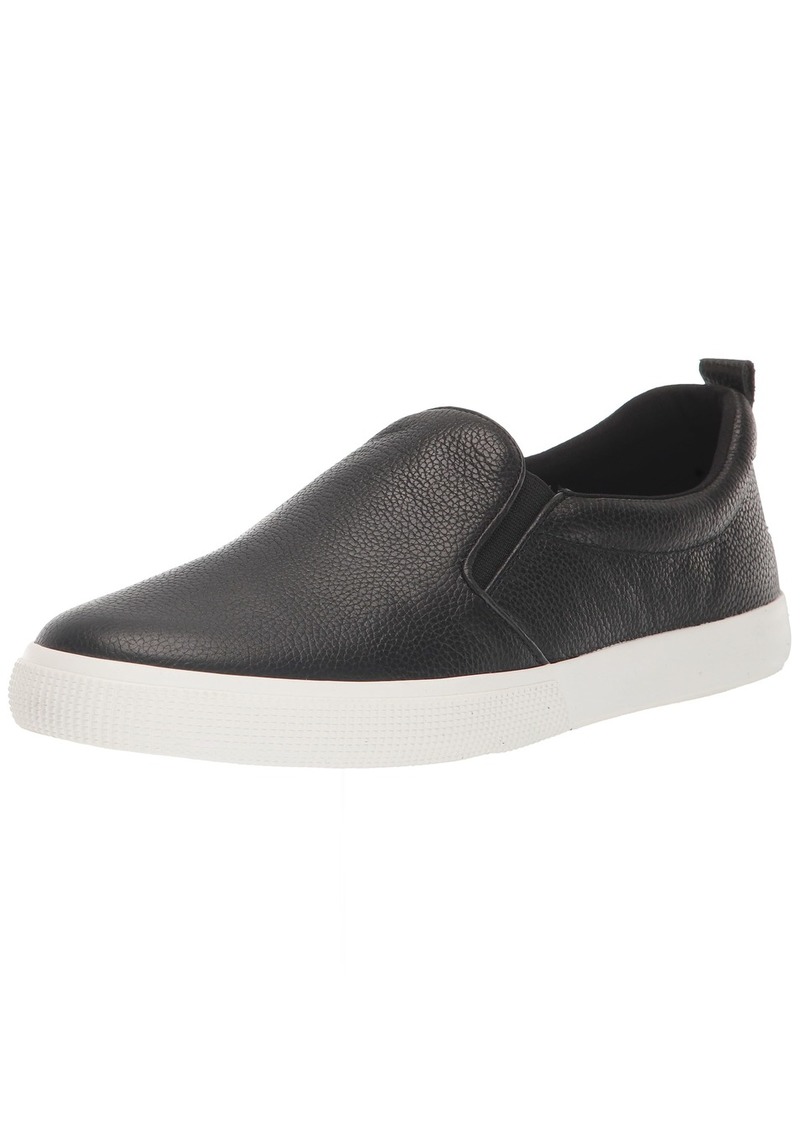 Lauren Ralph Lauren Haddley Tumbled Leather Slip-On Sneaker   B (M)