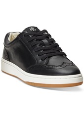 Lauren Ralph Lauren Women's Hailey Lace-Up Wingtip Sneakers - Black