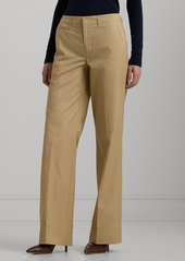 Lauren Ralph Lauren Women's High-Rise Straight-Leg Pants, Regular & Petite - Tan