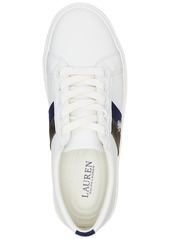 Lauren Ralph Lauren Women's Janson Sneakers - Snow White, Refined Navy, Dark Olive