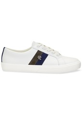 Lauren Ralph Lauren Women's Janson Sneakers - Snow White, Refined Navy, Dark Olive