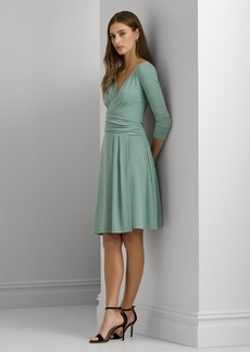 Lauren Ralph Lauren Women's Jersey Long-Sleeve Dress - Soft Laurel