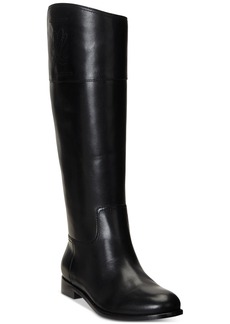 Lauren Ralph Lauren Women's Justine Asymmetrical Riding Boots - Black