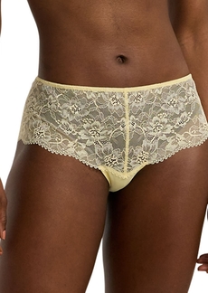 Lauren Ralph Lauren Women's Lace Hipster Brief Underwear 4L0029 - Lemon Chiffon