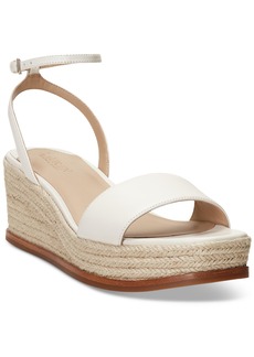 Lauren Ralph Lauren Women's Leona Espadrille Platform Wedge Sandals - Soft White