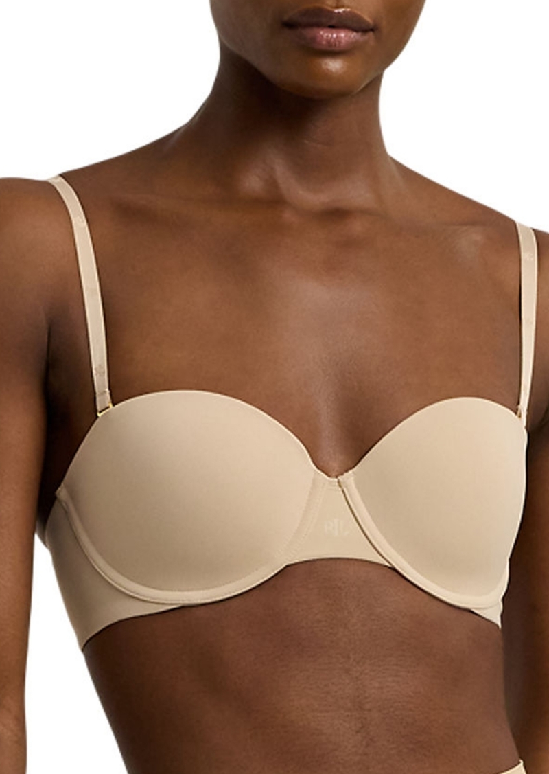 Lauren Ralph Lauren Women's Luxe Smoothing Convertible Strapless Bra 4L0056 - Light Truffle