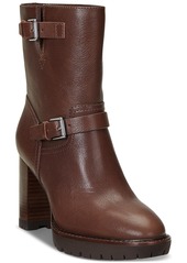 Lauren Ralph Lauren Women's Lyvia Dress Booties - Dark Mahogany