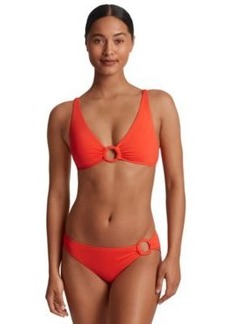 Lauren Ralph Lauren Womens Macrame O Ring Bikini Top Bottoms