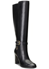 Lauren Ralph Lauren Women's Manchester Buckled Dress Boots - Chestnut Brown