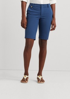 Lauren Ralph Lauren Women's Mid-Rise Slim Shorts - Indigo Dusk
