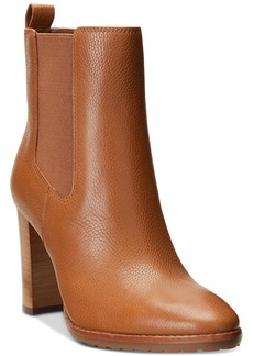 Lauren Ralph Lauren Women's Mylah Pull-On Chelsea Boots - Deep Saddle Tan