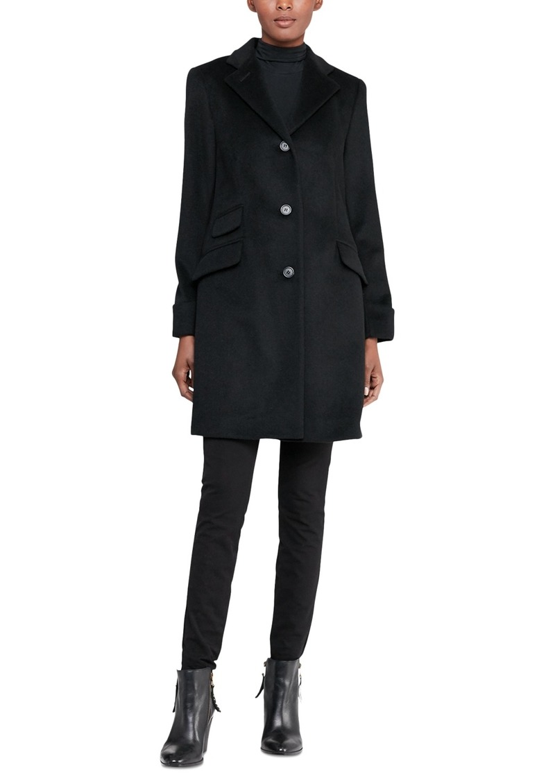 Lauren Ralph Lauren Women's Single-Breasted Walker Coat - Black