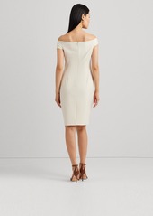 Lauren Ralph Lauren Women's Off-The-Shoulder Dress - Mascarpone Cream