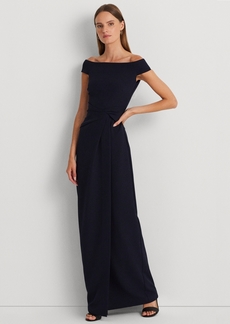 Lauren Ralph Lauren Women's Off-The-Shoulder Gown - Navy