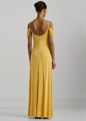 Lauren Ralph Lauren Women's Off-The-Shoulder Jersey Gown - Primrose Yellow