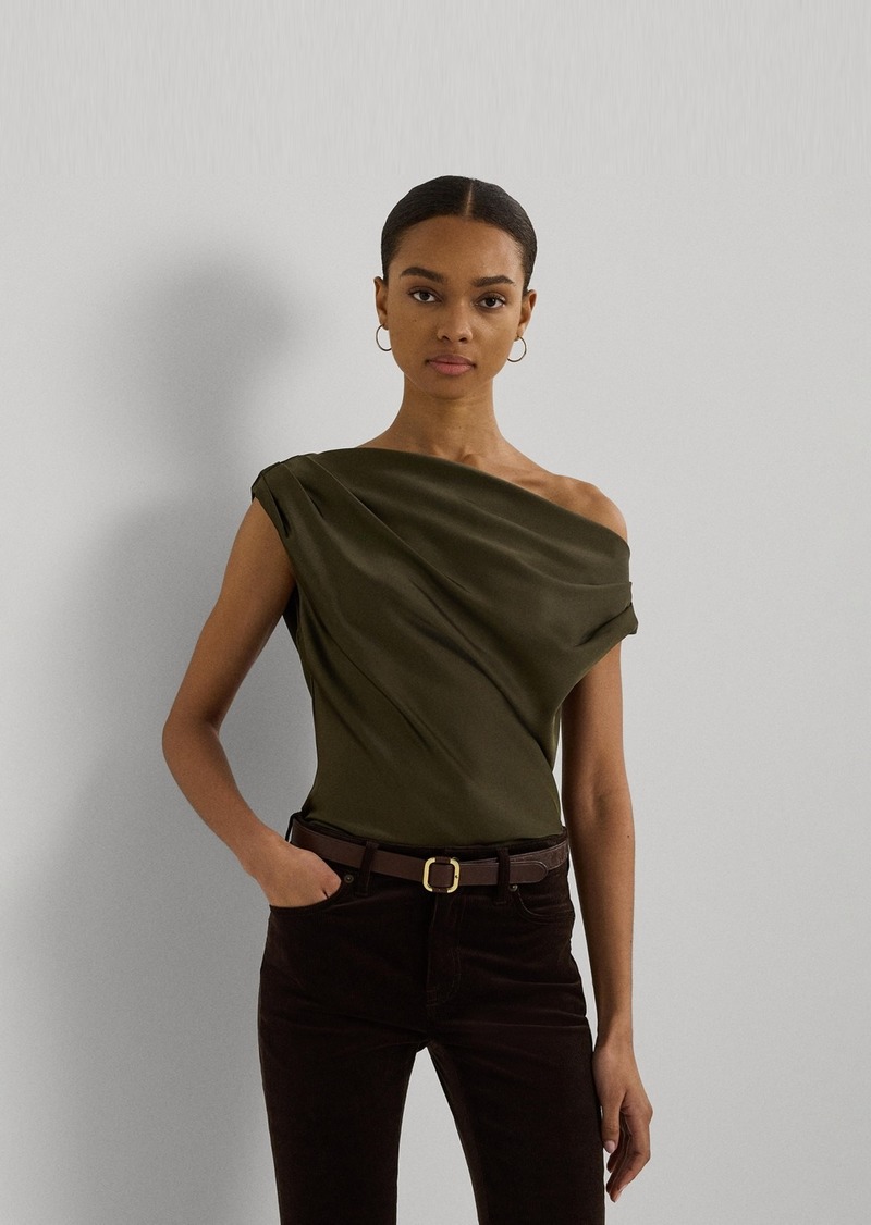 Lauren Ralph Lauren Women's Off-The-Shoulder Top - Green