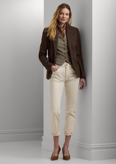 Lauren Ralph Lauren Women's One-Button Blazer - Brown