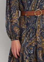 Lauren Ralph Lauren Women's Paisley Cotton Voile Tiered Dress - Navy Multi