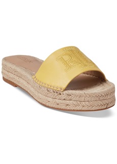 Lauren Ralph Lauren Women's Polly Espadrille Flat Sandals - Primrose Yellow