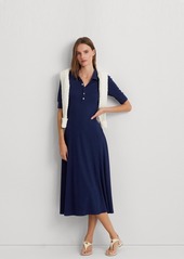 Lauren Ralph Lauren Women's Polo Shirtdress - Soft Laurel