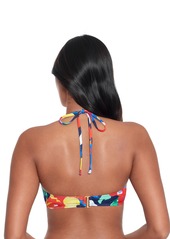 Lauren Ralph Lauren Women's Printed V-Wire Bandeau Bikini Top - Bold Abstract Floral