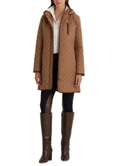 Lauren Ralph Lauren Women's Quilted Coat - Pinot Noir