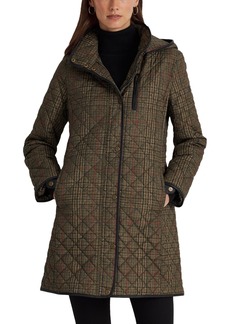 Lauren Ralph Lauren Women's Quilted Coat, Created for Macy's - Heritage Plaid