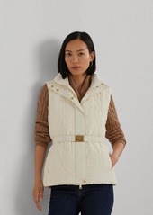 Lauren Ralph Lauren Women's Quilted Down Vest - Winter Crm