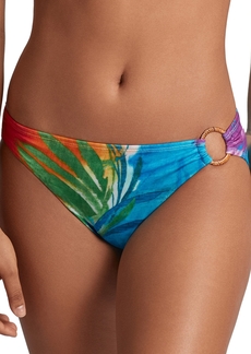 Lauren Ralph Lauren Women's Rattan Ring Hipster Bikini Bottoms - Multi