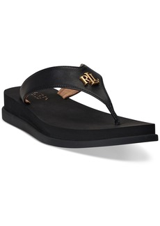 Lauren Ralph Lauren Women's Regina Flip Flop Sandals - Black