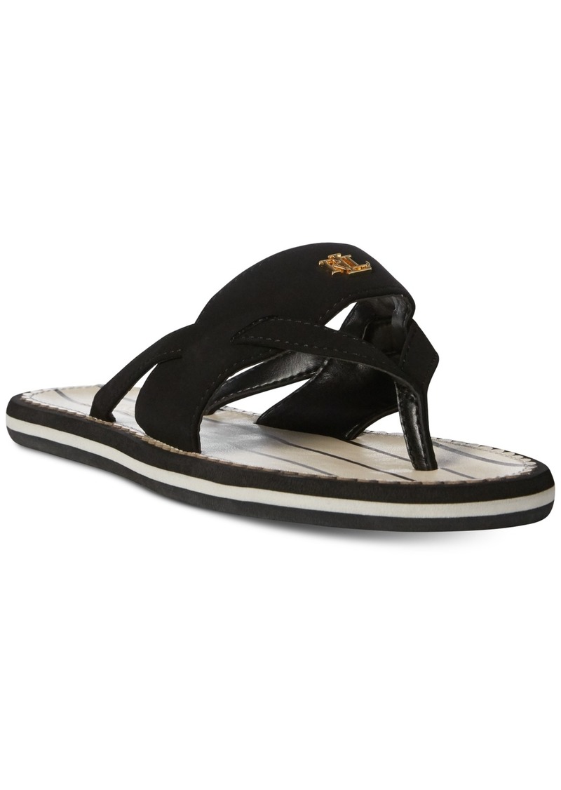 Lauren Ralph Lauren Women's Rosalind Thong Sandals - Black